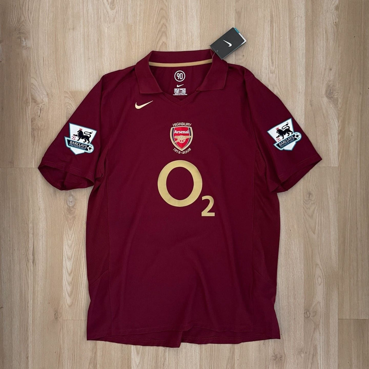 Arsenal 2005/06 Thierry Henry #14 Home Jersey – Highbury Burgundy Retro Shirt