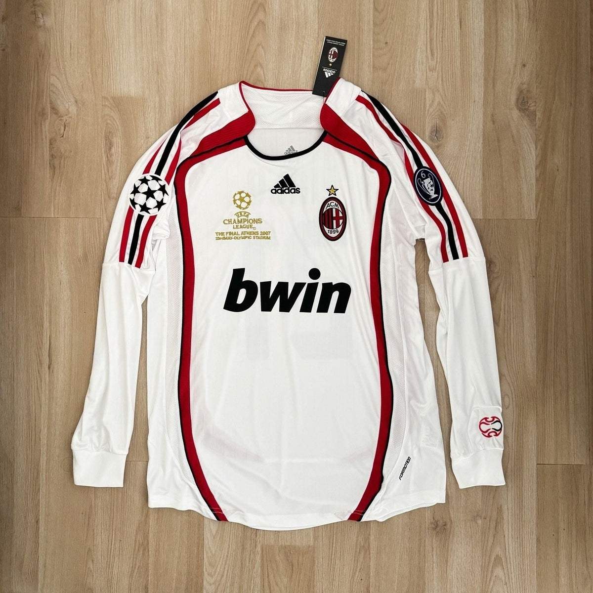 AC Milan 2006/07 Pirlo #21 Away Jersey – Long Sleeve UCL Shirt