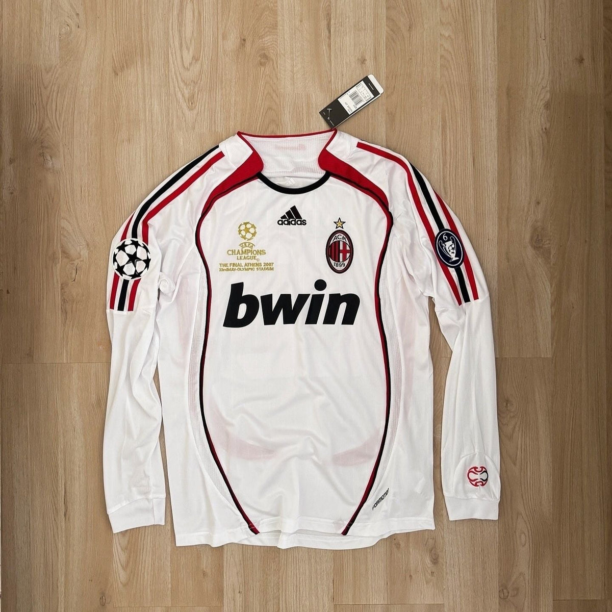 AC Milan 2006/07 Kaká #22 Away Jersey – Long Sleeve – Champions League Final Athens 2007