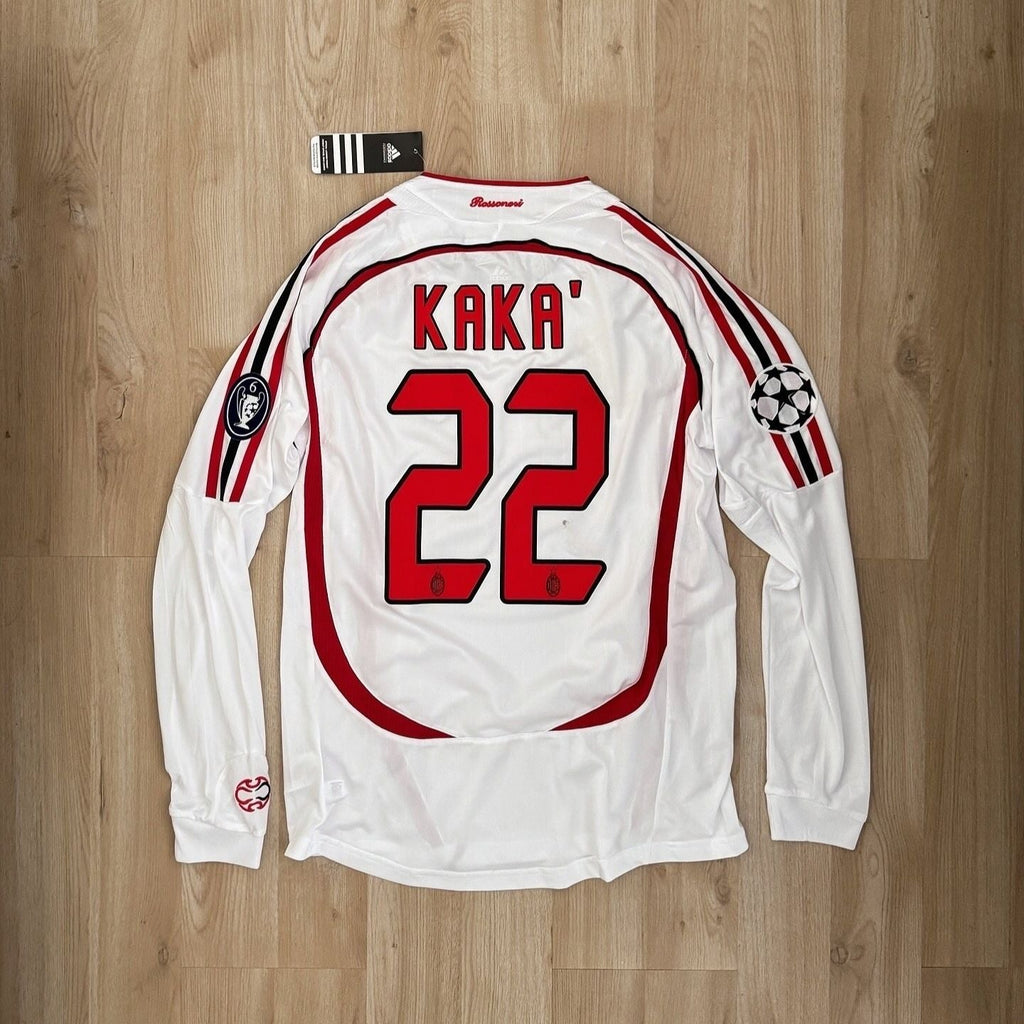 AC Milan 2006/07 Kaká #22 Away Jersey – Long Sleeve – Champions League Final Athens 2007