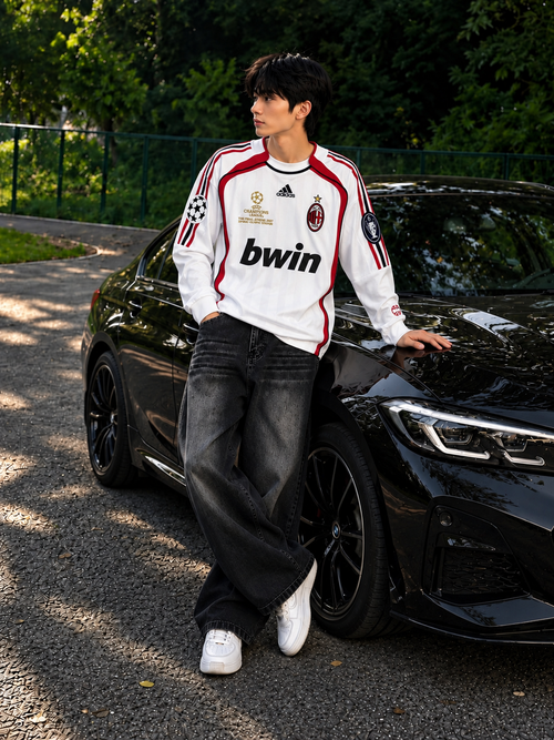 AC Milan 2006/07 Pirlo #21 Away Jersey – Long Sleeve UCL Shirt
