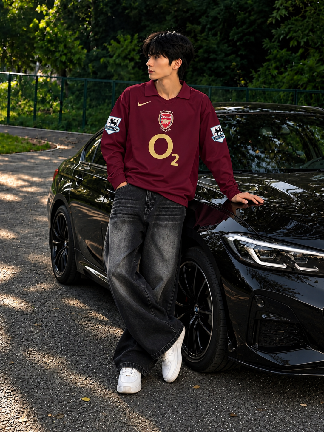 Arsenal 2005/06 Bergkamp #10 Highbury Jersey – Long Sleeve Retro Home Shirt